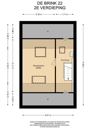 Floorplan - De Brink 22, 4152 GA Rhenoy